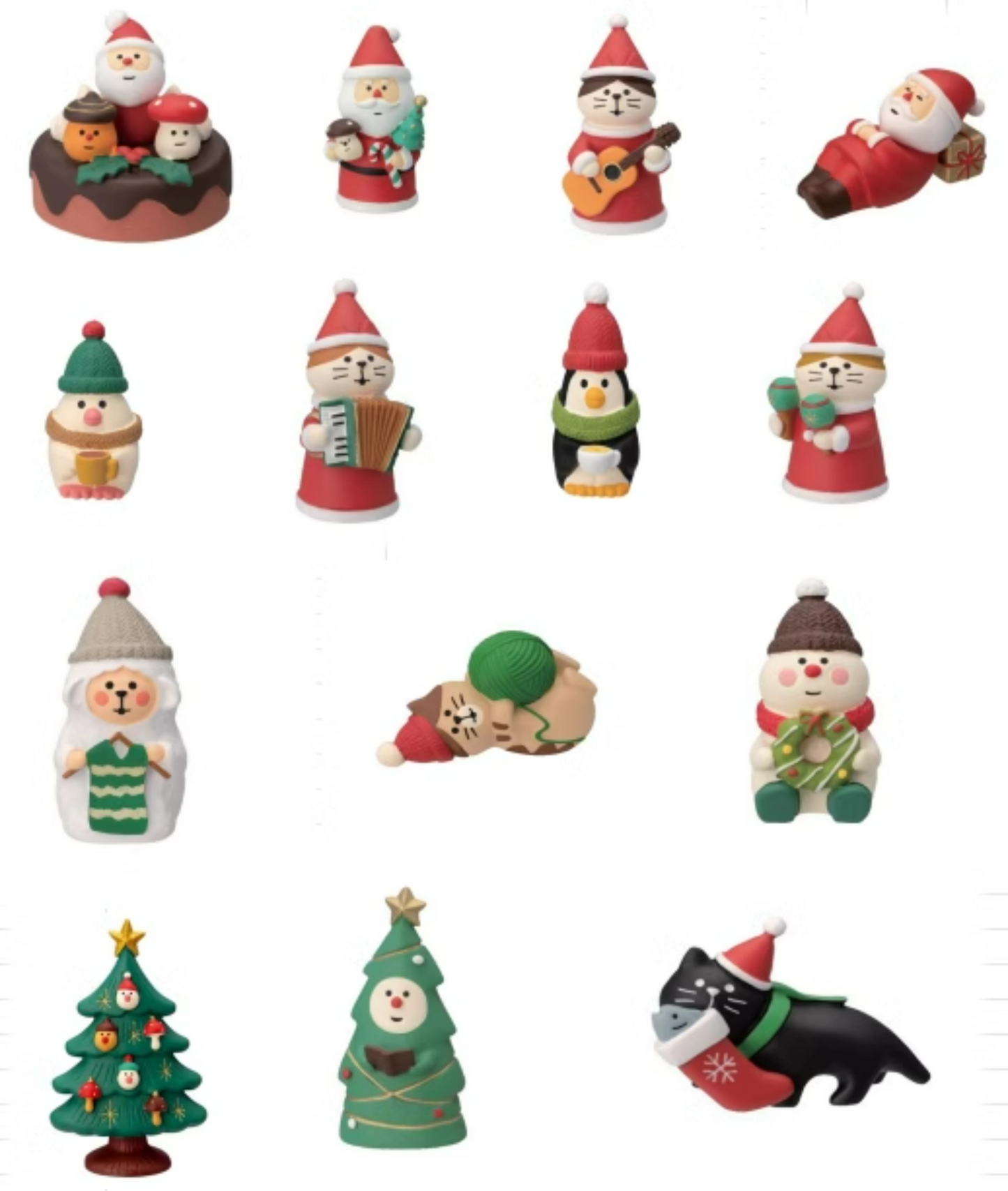 Christmas Gift Santa Claus Finch Snowman Decoration