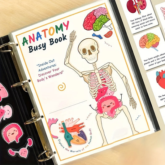 Explore & Play: Interactive Anatomy Busy Book