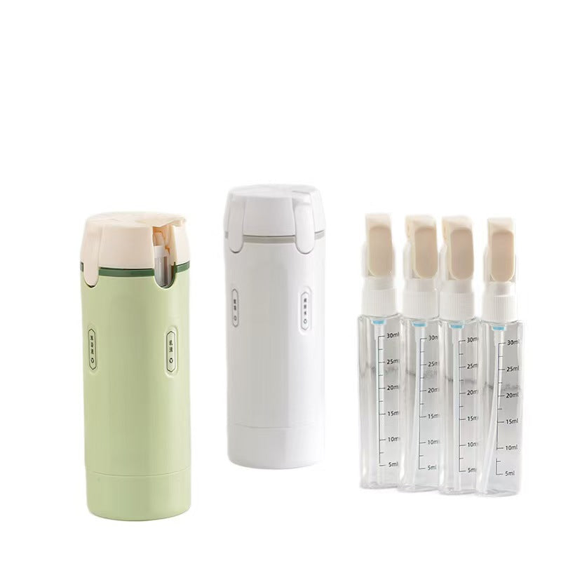 Four-In-One Travel Dispensing Bottle