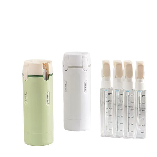 Four-In-One Travel Dispensing Bottle