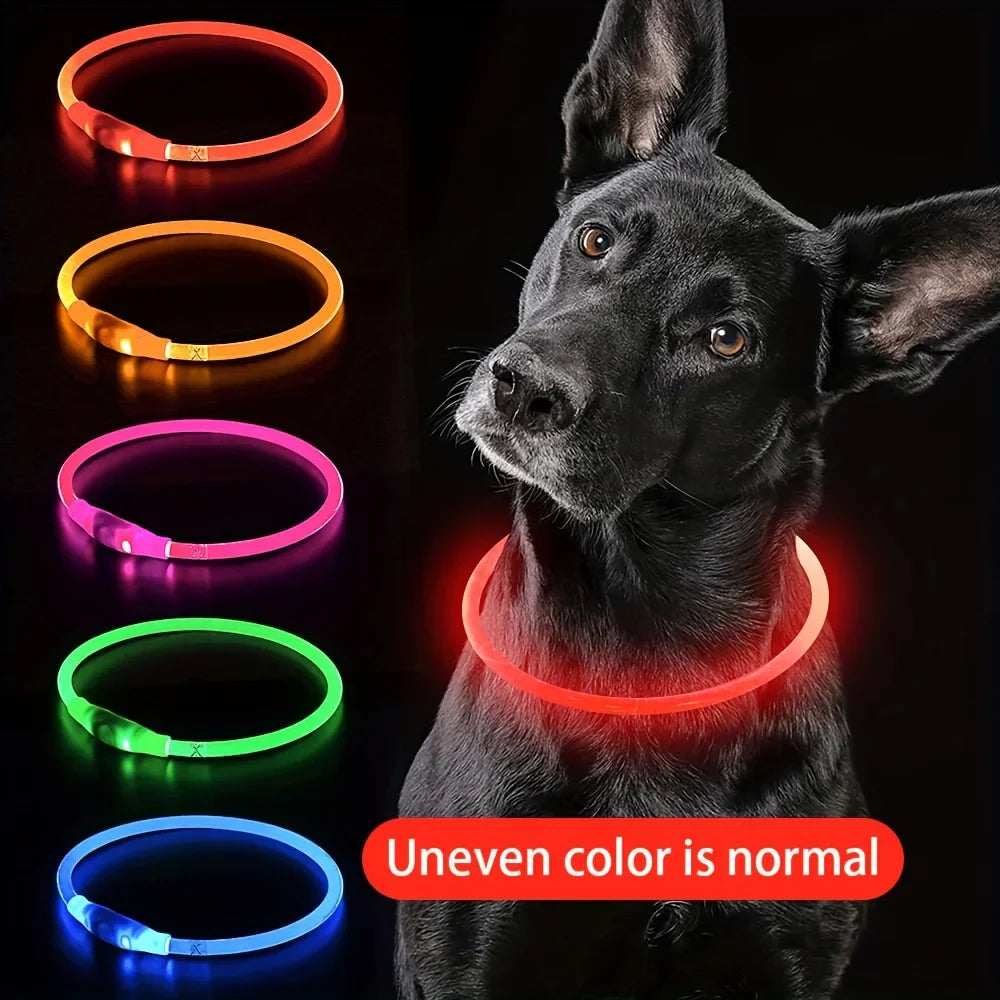 LED Rechargeable Dog Collar
